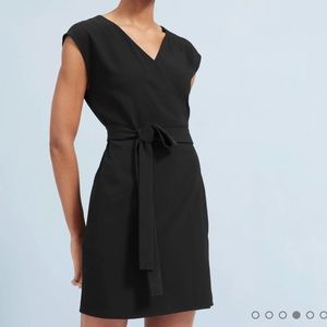The Japanese GoWeave Short-Sleeve Mini Wrap Dress